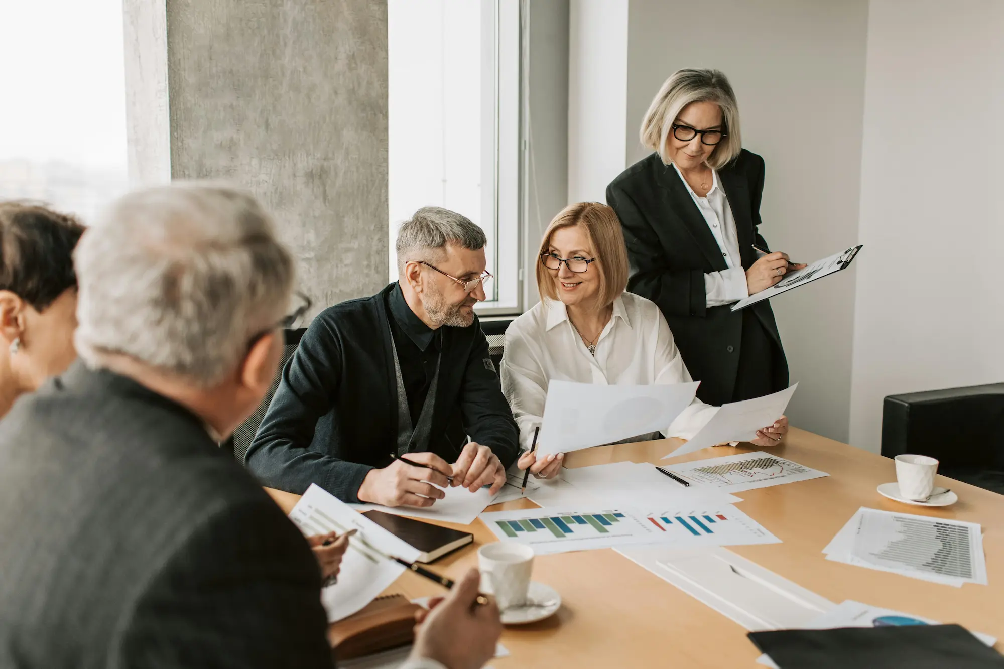 corporate working together corporate working together